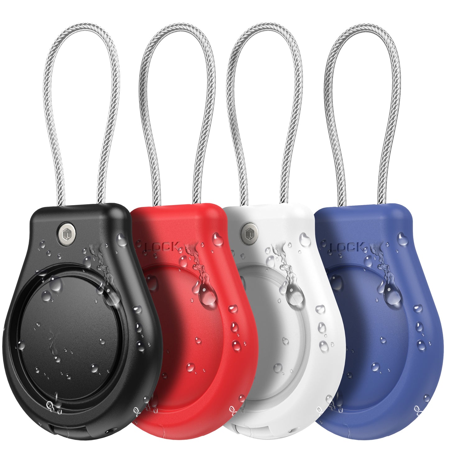 Waterproof AirTag case in multiple colors for added protection