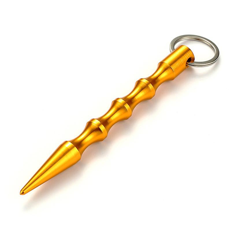Compact personal safety tool with keychain attachment