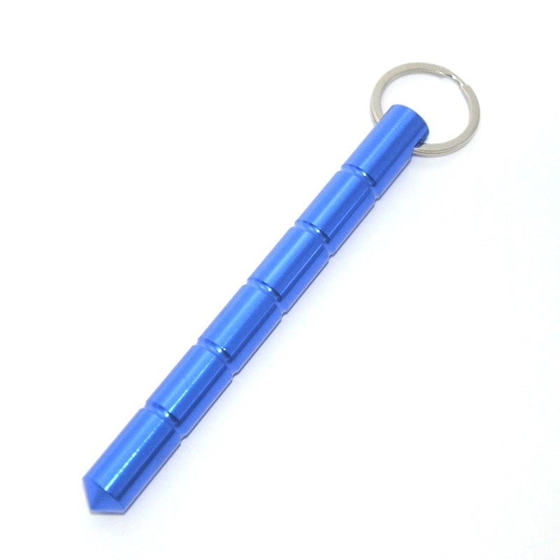 Round Aluminum self-defense keychain stick for everyday carry