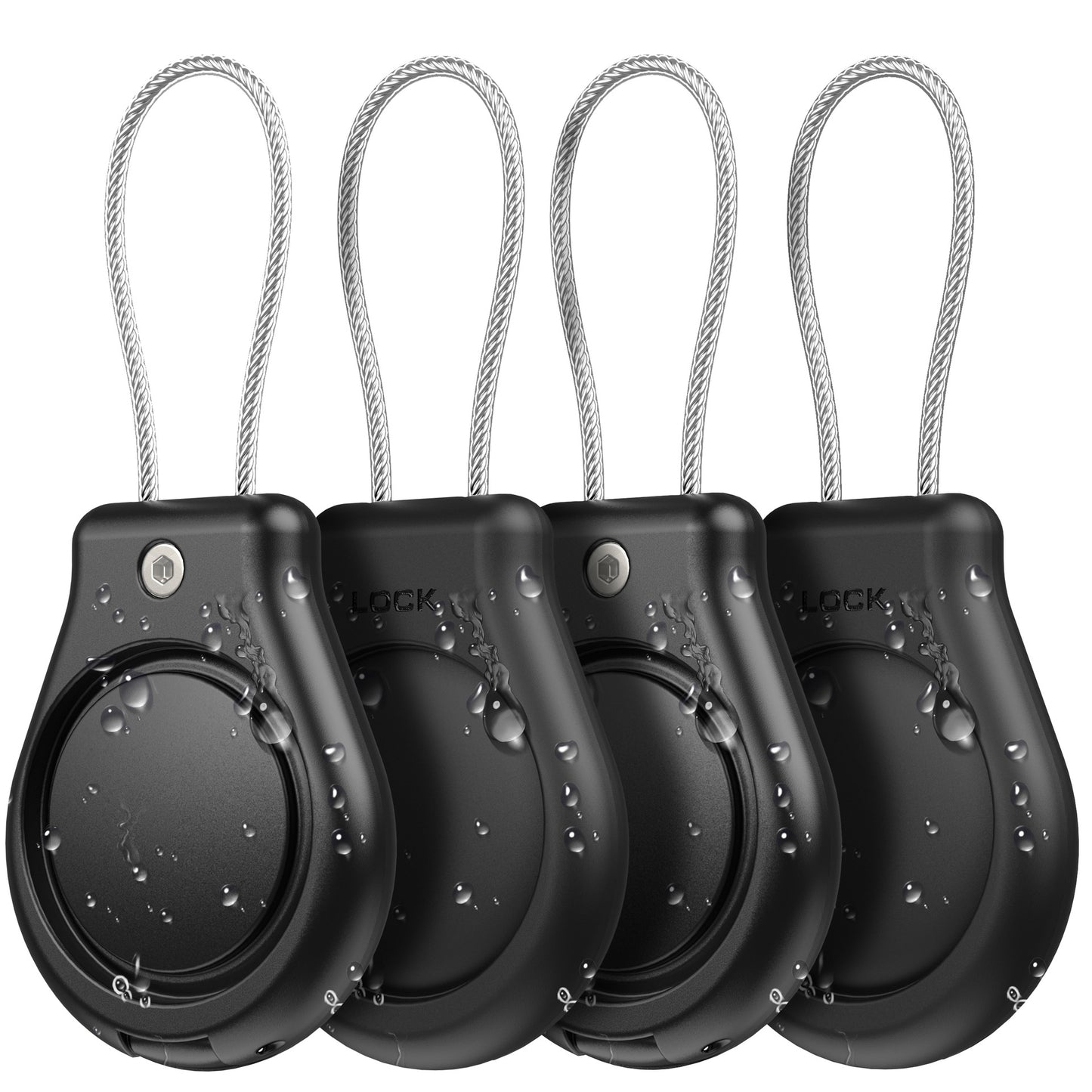 Protective AirTag holder for keys, bags, luggage, and backpacks