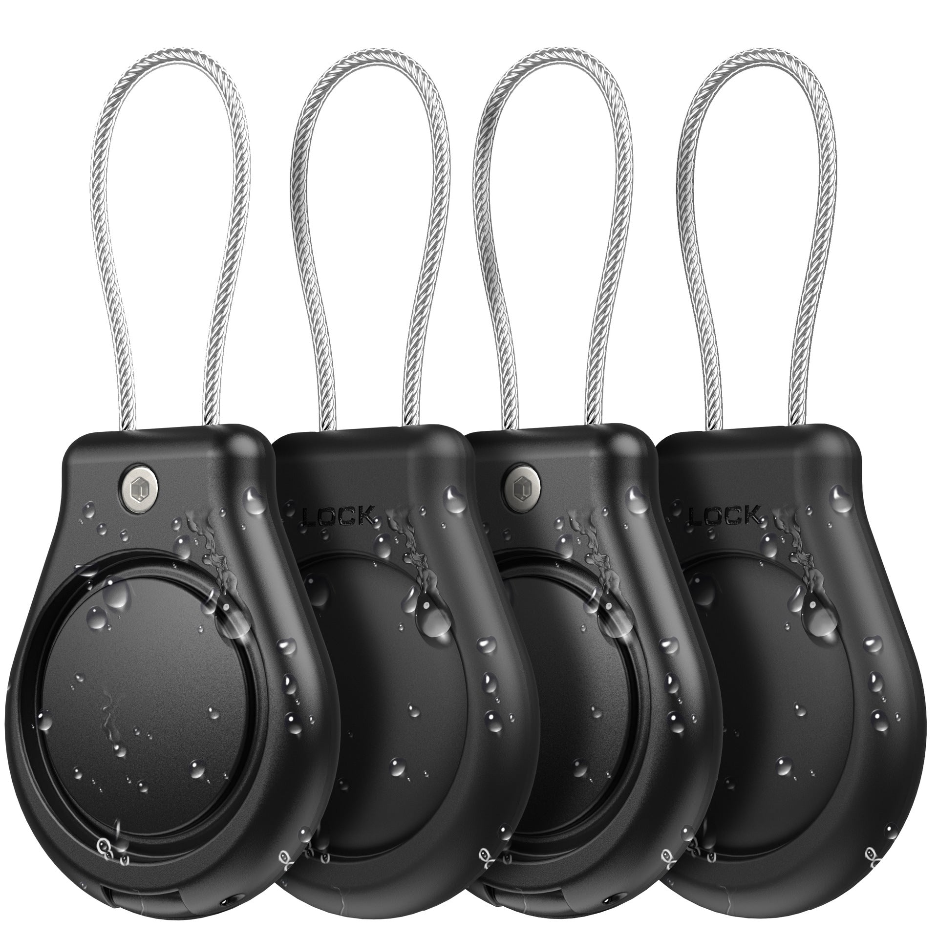 Protective AirTag holder for keys, bags, luggage, and backpacks