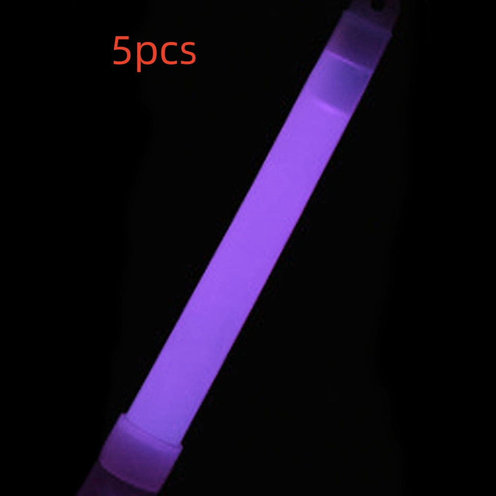 Purple portable safety glow stick for power outages and emergencies