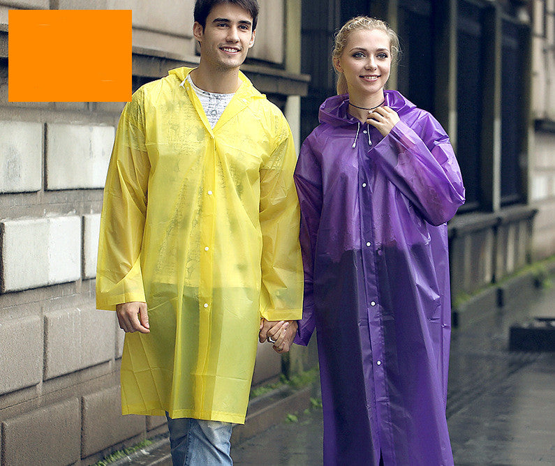 Lightweight waterproof rain poncho for camping and outdoor activities