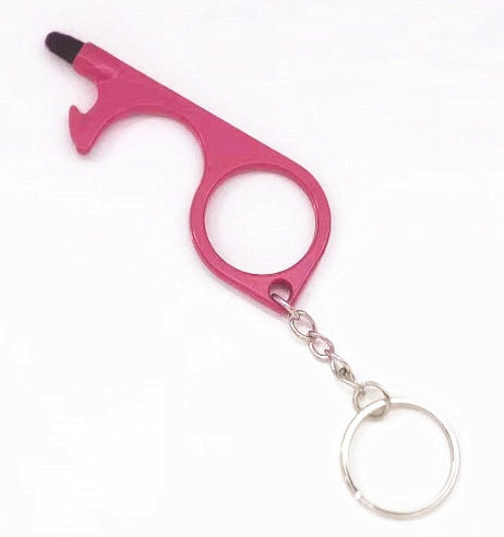 Compact hands-free hygiene tool for commuting, shopping, and travel