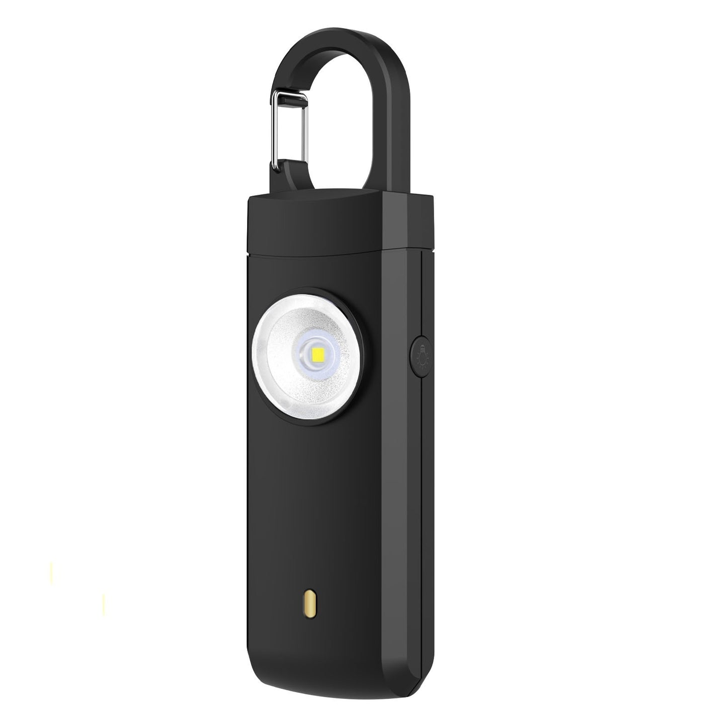 Emergency personal alarm keychain 130dB with light for fast alert and protection in unsafe situations.