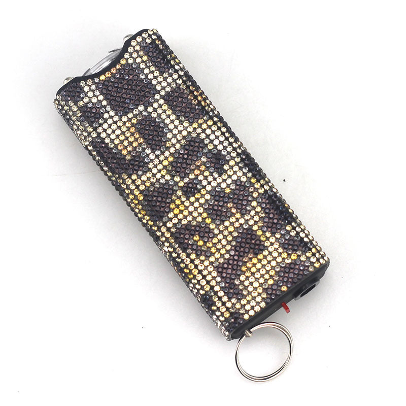 Rechargeable safety flashlight with compact design