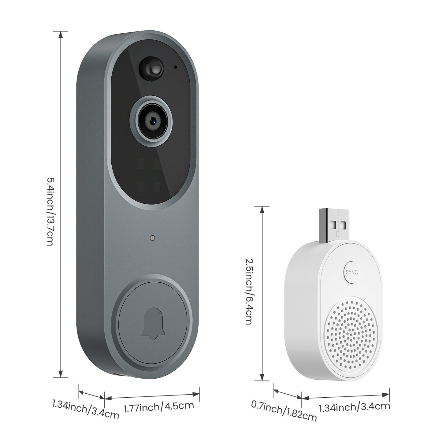 M50 Smart Wireless Video Doorbell | WiFi Doorbell Camera with Two-Way Audio