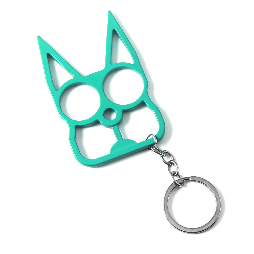 Cat-shaped emergency window breaker tool for everyday carry