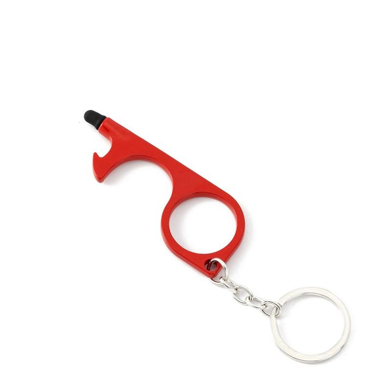 Portable hygiene keychain designed for shared spaces