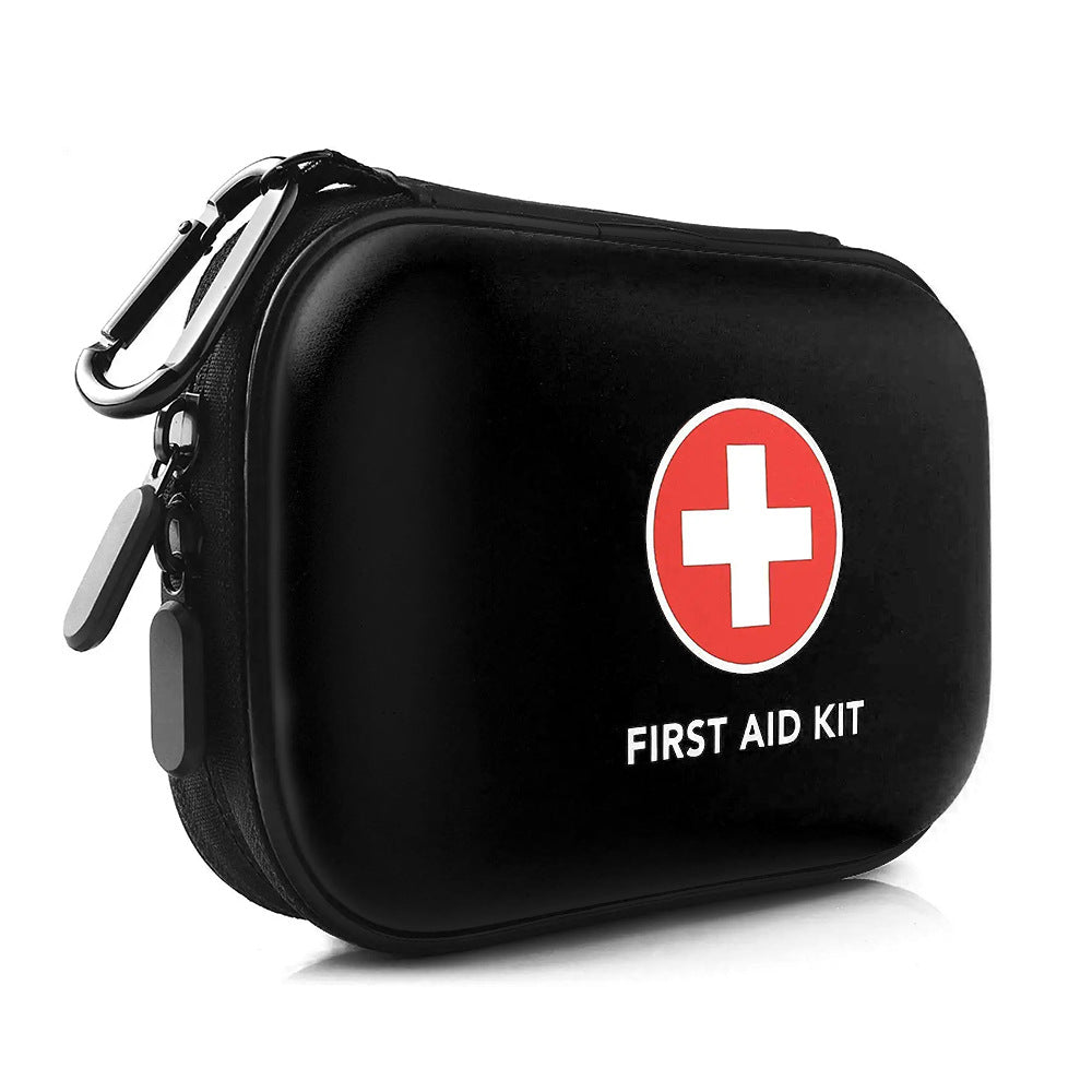 Compact emergency first aid kit for home, travel, and outdoor use