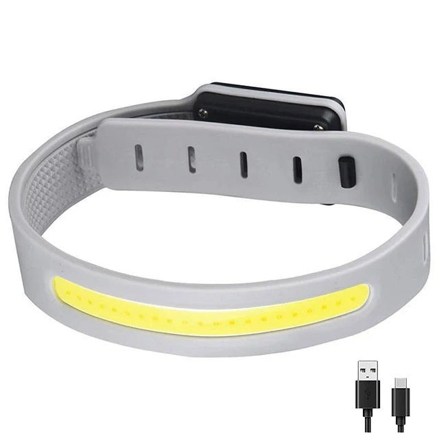 LED sports armband with bright safety lights for nighttime visibility