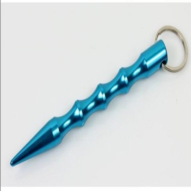 Lightweight aluminum keychain safety accessory