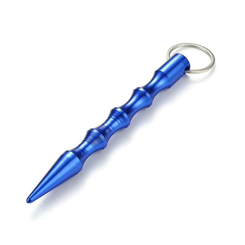 Compact personal safety keychain made from aluminum alloy