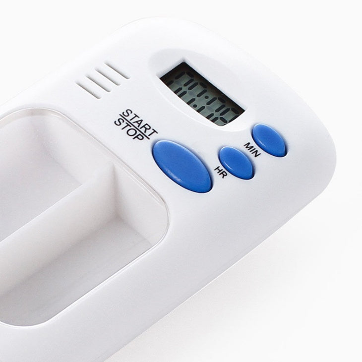 Smart pill organizer with electronic alarm reminder for managing daily medications