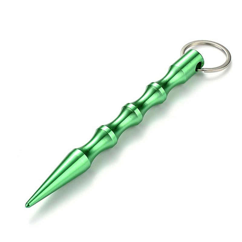 Durable aluminum safety keychain for commuting and travel