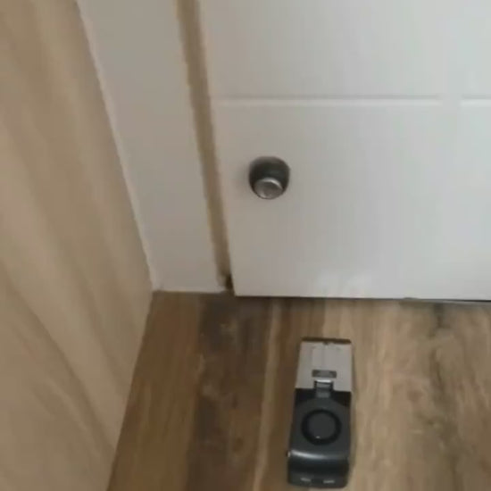 tutorial on personal safety door alarm wedge for hotel and home use