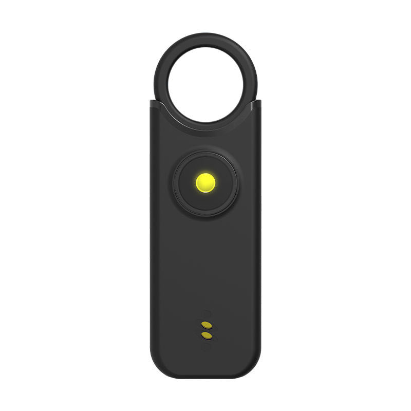 emergency personal safety alarm 135db for women protection in black