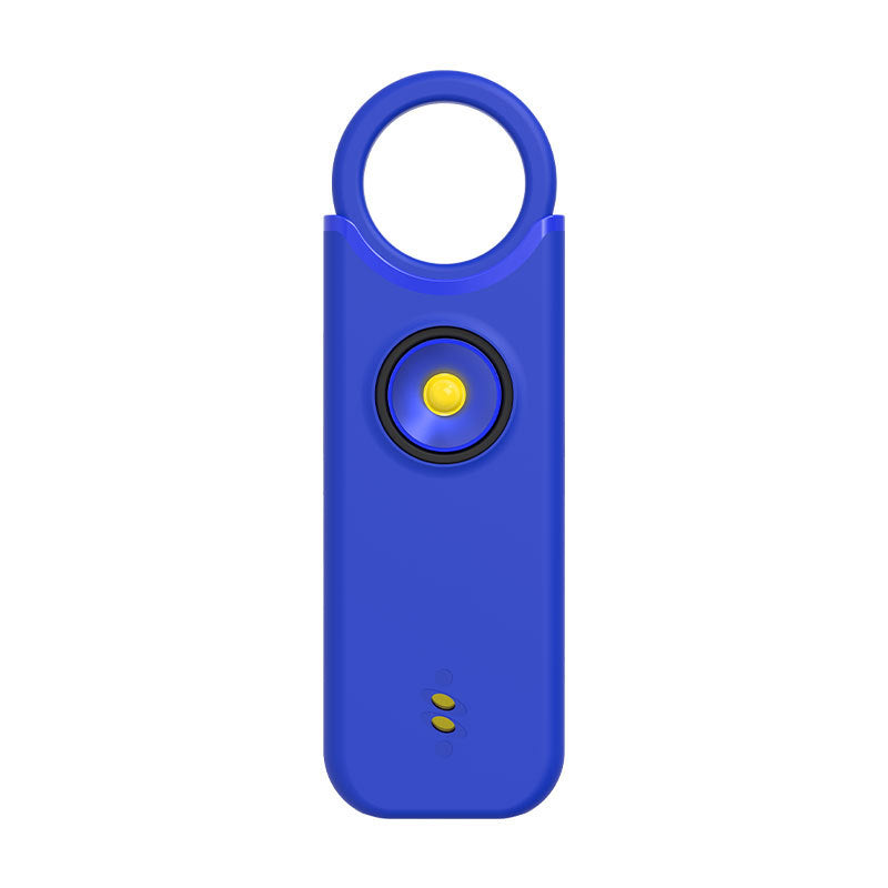 rechargeable 135db anti wolf outdoor personal alarm for women in blue
