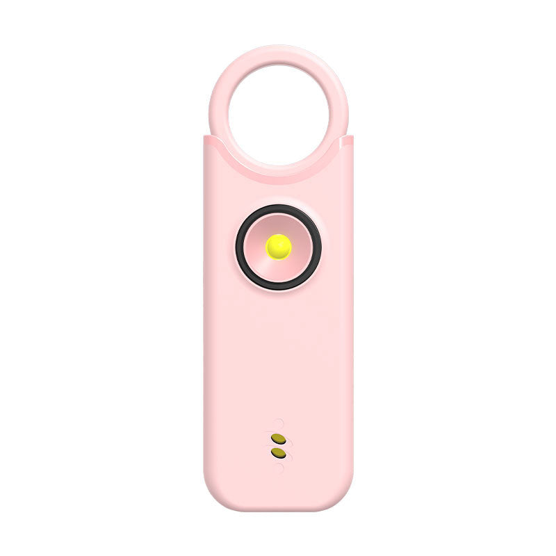 rechargeable 135db anti wolf outdoor personal alarm for women in pink