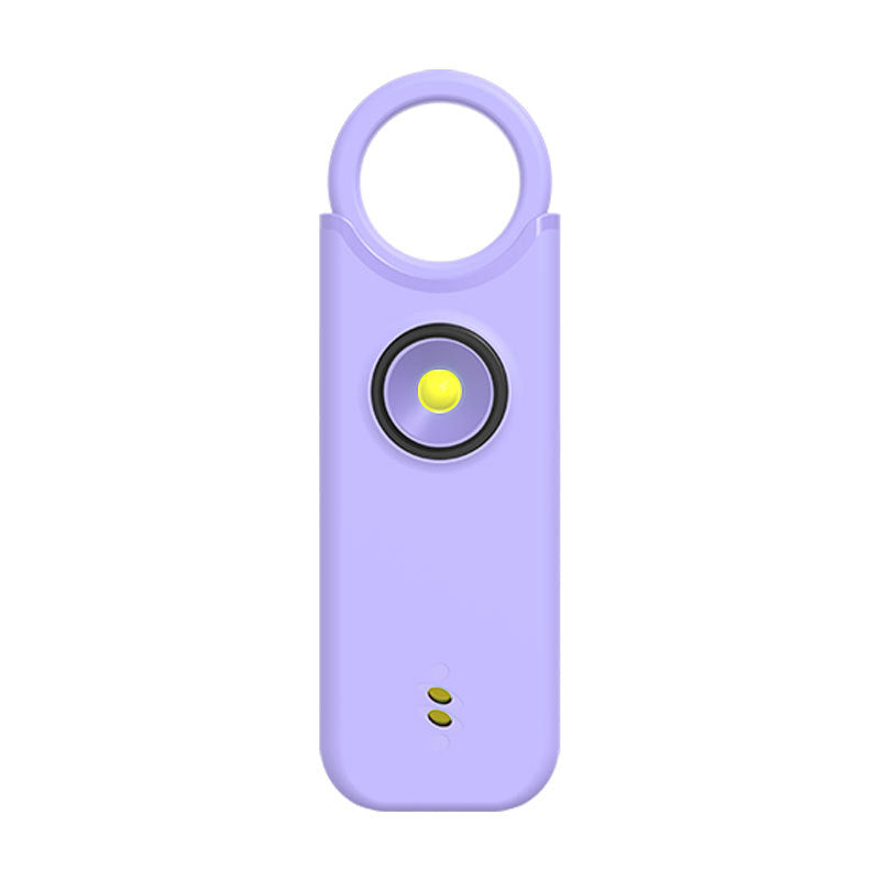 rechargeable 135db anti wolf outdoor personal alarm for women in purple