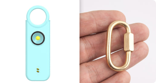outdoor self defense personal alarm keychain for emergency protection 