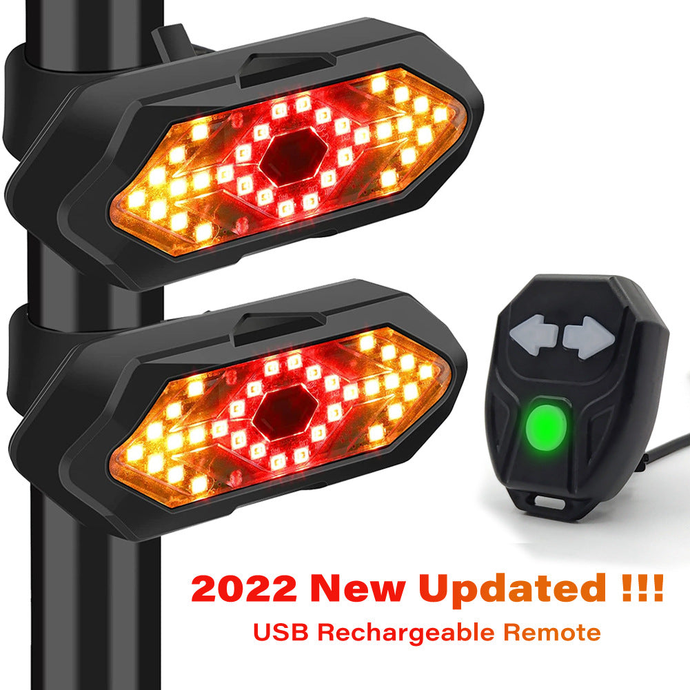 Rechargeable bike safety light for night riding