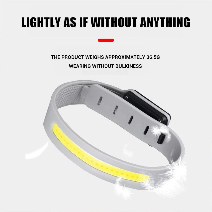 Rechargeable reflective safety armband for outdoor exercise