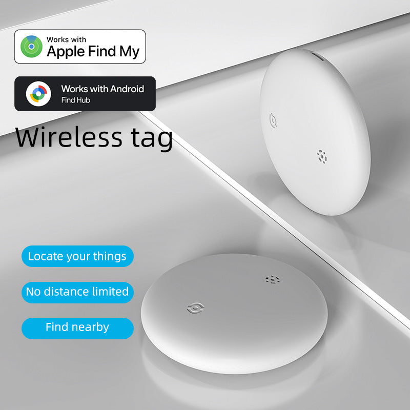 Smart F10 GPS tracker compatible with Apple and Google devices for item tracking