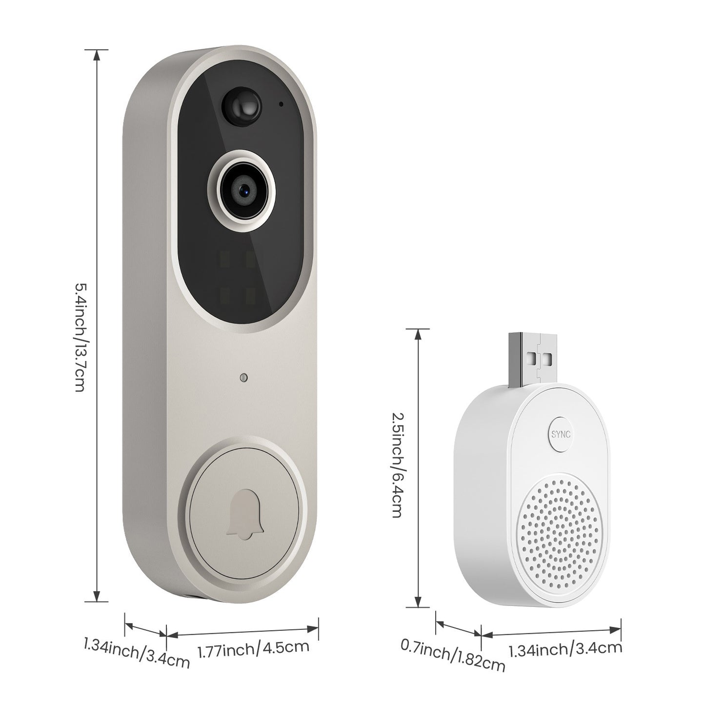 M50 Smart Wireless Video Doorbell | WiFi Doorbell Camera with Two-Way Audio