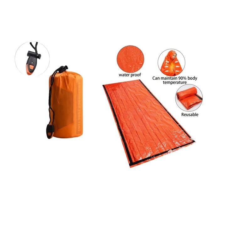 Lightweight thermal emergency bivy for hiking and backpacking
