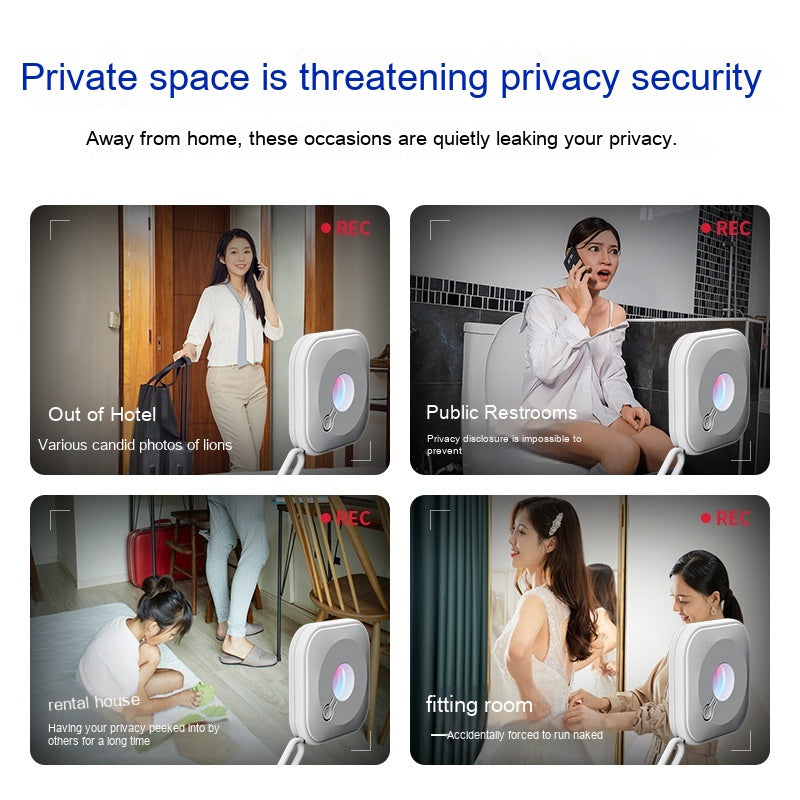 Travel privacy detector designed to help locate hidden cameras