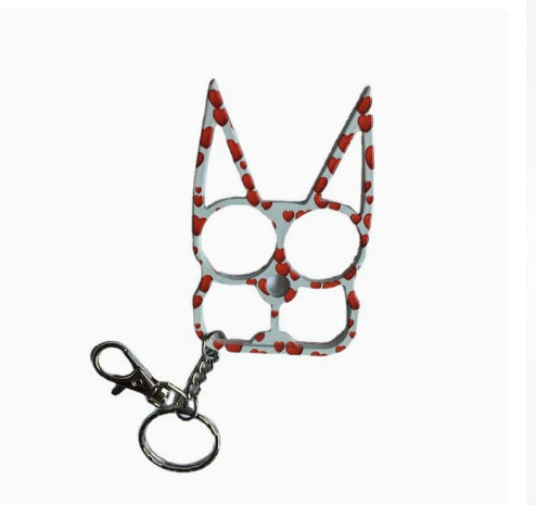 Emergency window breaker keychain for drivers and passengers