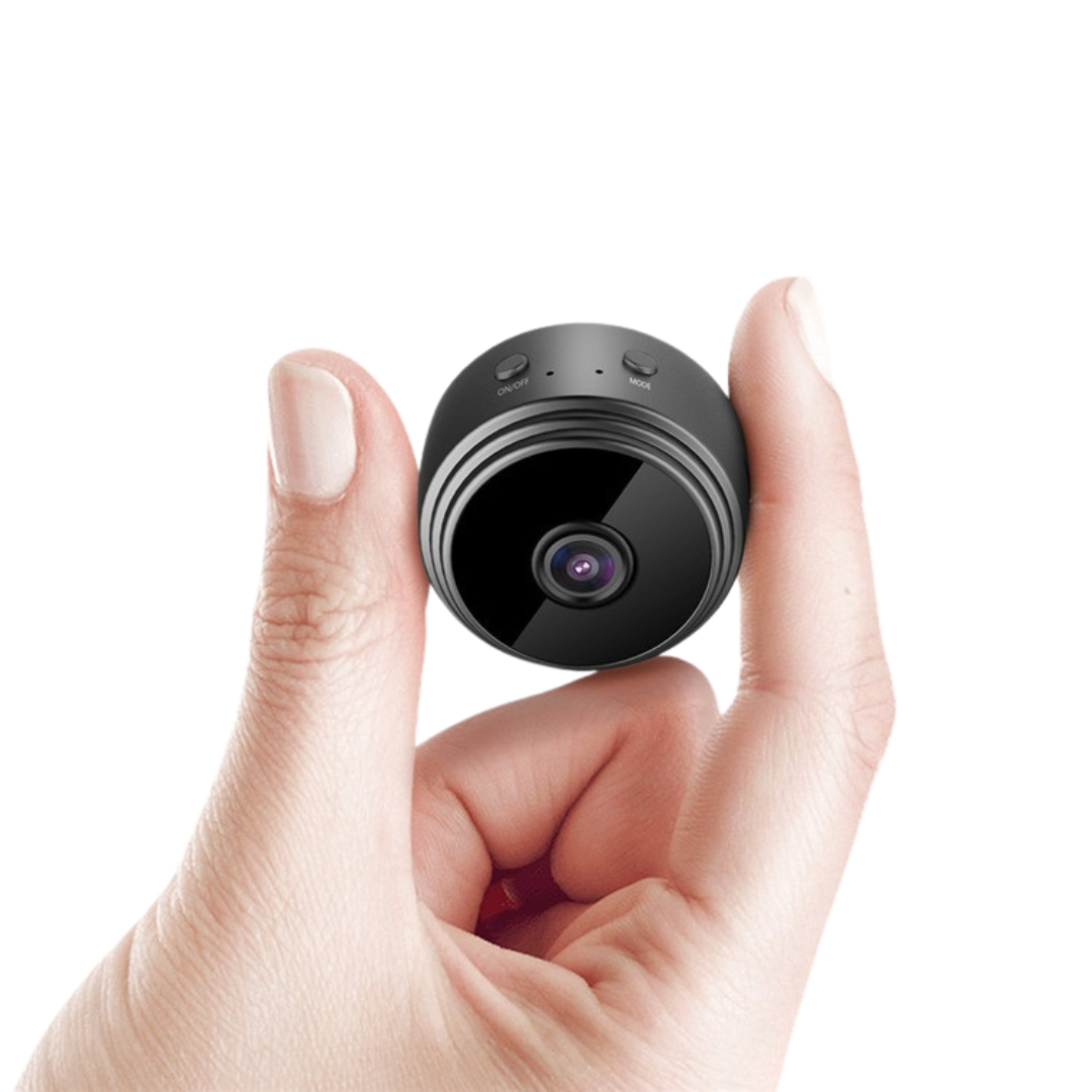 WiFi indoor security camera with HD night vision for home monitoring and surveillance