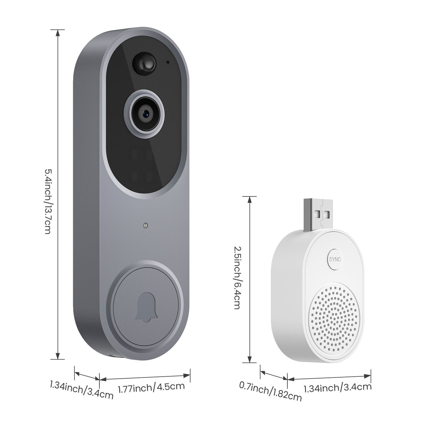 M50 Smart Wireless Video Doorbell | WiFi Doorbell Camera with Two-Way Audio