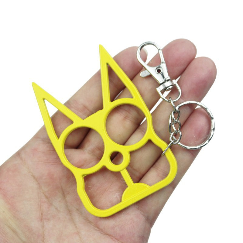 Decorative Cat keychain with emergency escape function